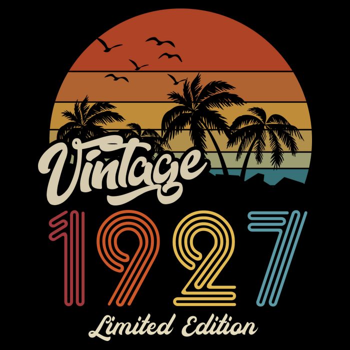 96th Birthday Vintage Limited Edition 1927 Doggie Tank