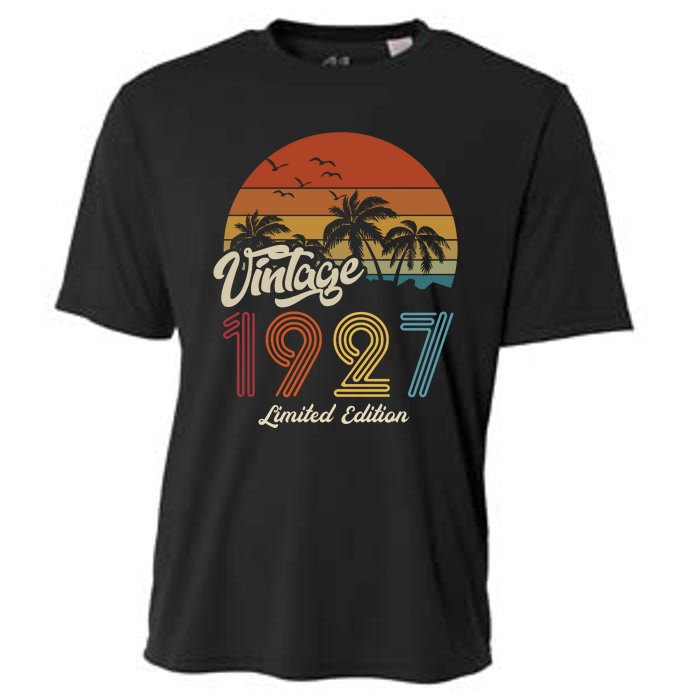 96th Birthday Vintage Limited Edition 1927 Cooling Performance Crew T-Shirt