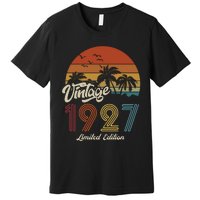 96th Birthday Vintage Limited Edition 1927 Premium T-Shirt