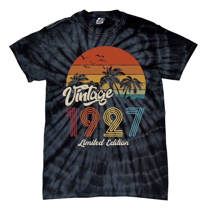 96th Birthday Vintage Limited Edition 1927 Tie-Dye T-Shirt