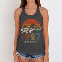 96th Birthday Vintage Limited Edition 1927 Women's Knotted Racerback Tank