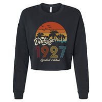 96th Birthday Vintage Limited Edition 1927 Cropped Pullover Crew