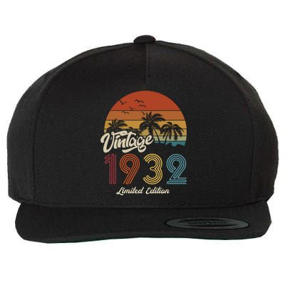 91st Birthday Vintage Limited Edition 1932 Wool Snapback Cap