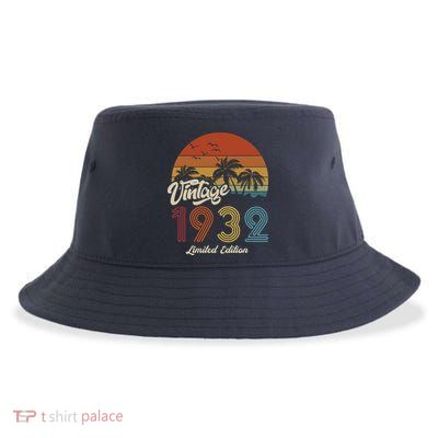 91st Birthday Vintage Limited Edition 1932 Sustainable Bucket Hat