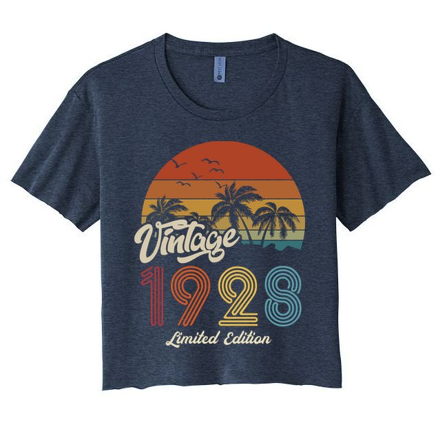 95th Birthday Vintage Limited Edition 1928 Crop Top