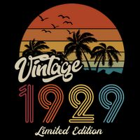 94th Birthday Vintage Limited Edition 1929 Bag