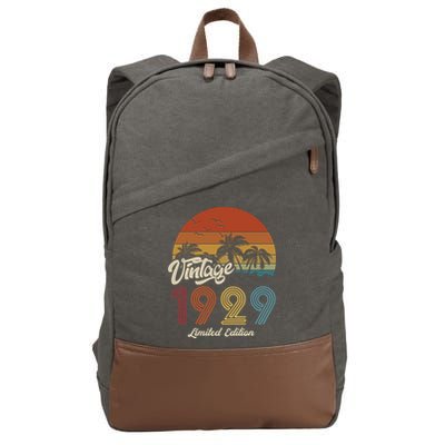 94th Birthday Vintage Limited Edition 1929 Cotton Canvas Backpack