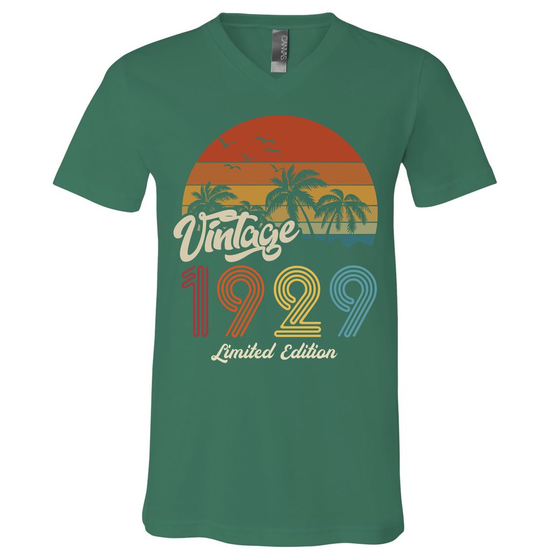 94th Birthday Vintage Limited Edition 1929 V-Neck T-Shirt
