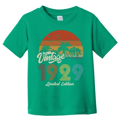 94th Birthday Vintage Limited Edition 1929 Toddler T-Shirt