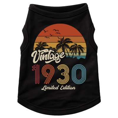 93rd Birthday Vintage Limited Edition 1930 Doggie Tank