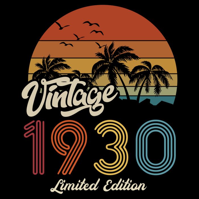 93rd Birthday Vintage Limited Edition 1930 Performance Shirt
