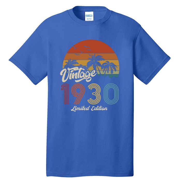 93rd Birthday Vintage Limited Edition 1930 Tall T-Shirt