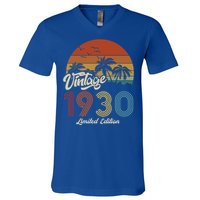 93rd Birthday Vintage Limited Edition 1930 V-Neck T-Shirt