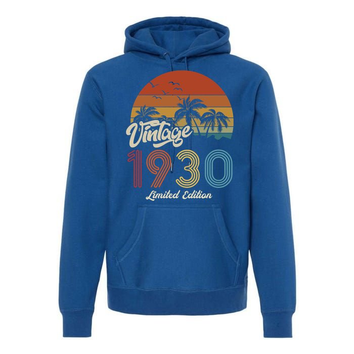 93rd Birthday Vintage Limited Edition 1930 Premium Hoodie