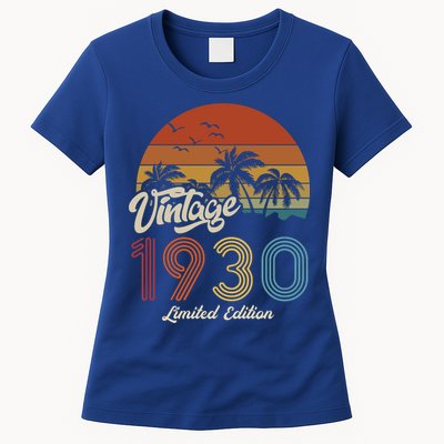 93rd Birthday Vintage Limited Edition 1930 Womens T-Shirt