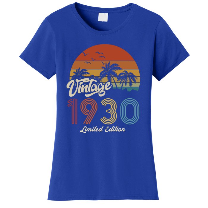 93rd Birthday Vintage Limited Edition 1930 Women's T-Shirt