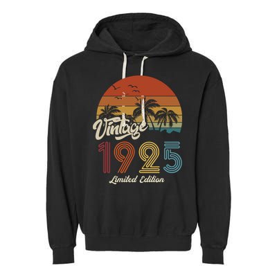 98th Birthday Vintage Limited Edition 1925 Garment-Dyed Fleece Hoodie