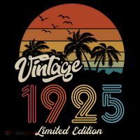 98th Birthday Vintage Limited Edition 1925 Flatbill Hat