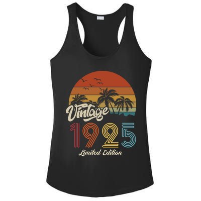 98th Birthday Vintage Limited Edition 1925 Ladies PosiCharge Competitor Racerback Tank