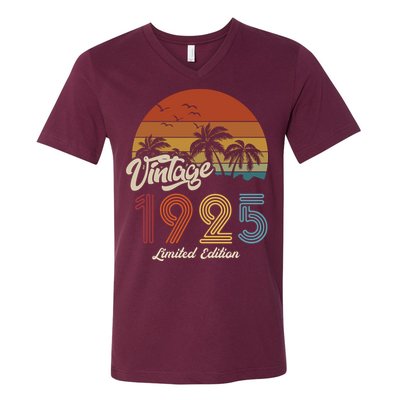 98th Birthday Vintage Limited Edition 1925 V-Neck T-Shirt