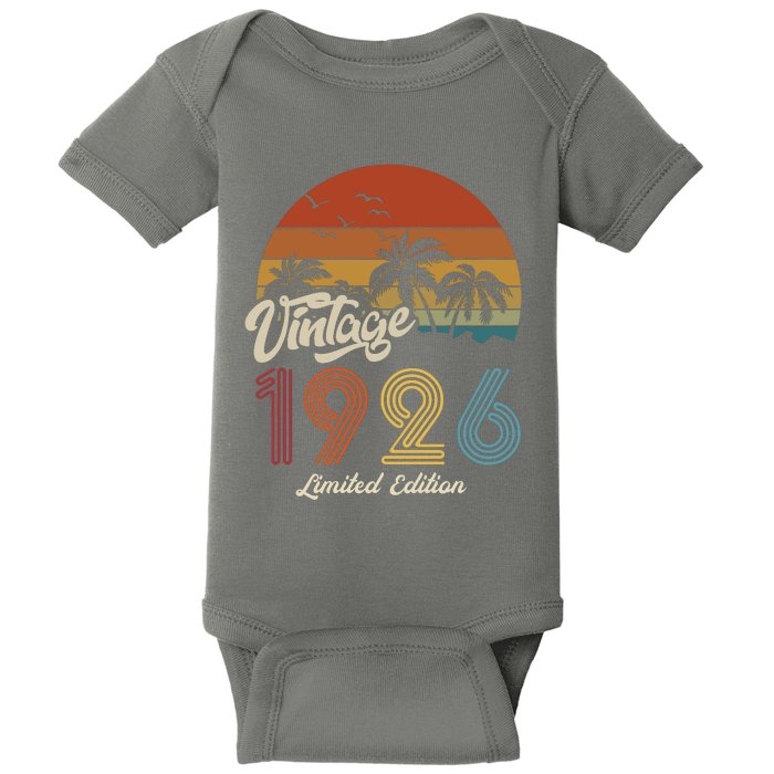 97th Birthday Vintage Limited Edition 1926 Baby Bodysuit