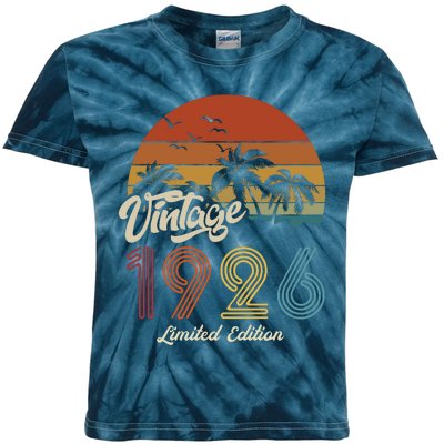 97th Birthday Vintage Limited Edition 1926 Kids Tie-Dye T-Shirt