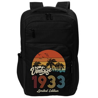 90th Birthday Vintage Limited Edition 1933 Impact Tech Backpack