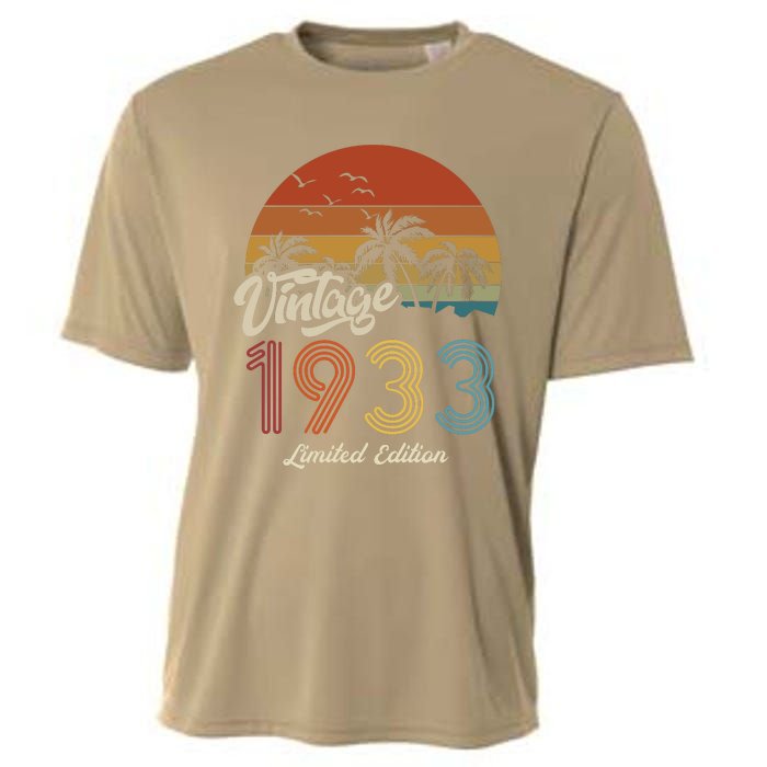 90th Birthday Vintage Limited Edition 1933 Cooling Performance Crew T-Shirt