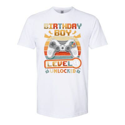 9Th Birthday  Vintage Video Gamer Level 9 Unlocked Softstyle® CVC T-Shirt