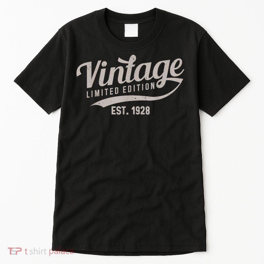 95th Birthday Vintage Limited Edition Tees Classic Est 1928 Tall T-Shirt