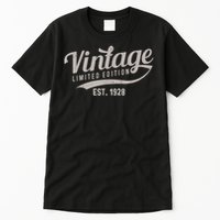 95th Birthday Vintage Limited Edition Tees Classic Est 1928 Tall T-Shirt