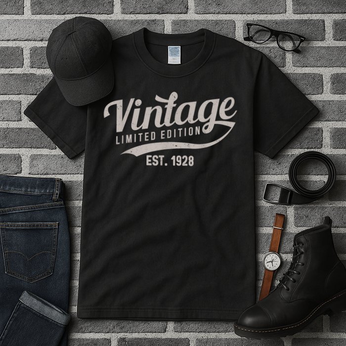 95th Birthday Vintage Limited Edition Tees Classic Est 1928 Tall T-Shirt