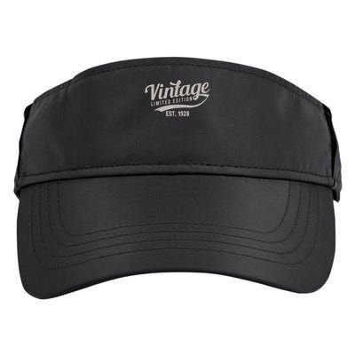 95th Birthday Vintage Limited Edition Tees Classic Est 1928 Adult Drive Performance Visor
