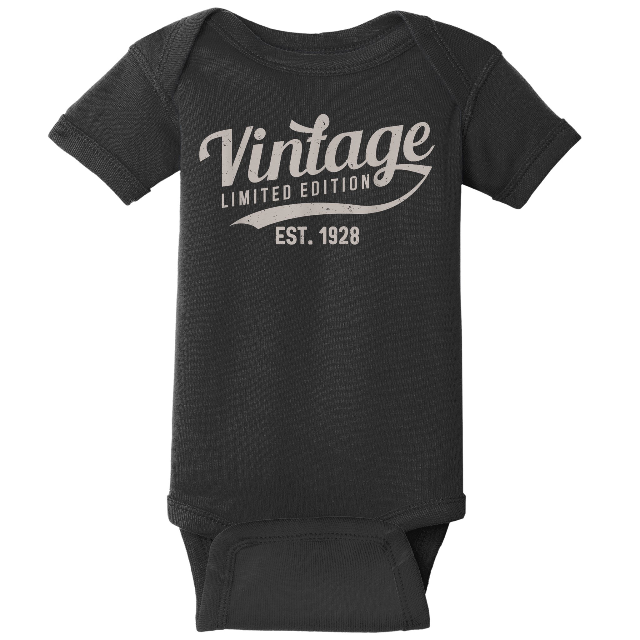 95th Birthday Vintage Limited Edition Tees Classic Est 1928 Baby Bodysuit