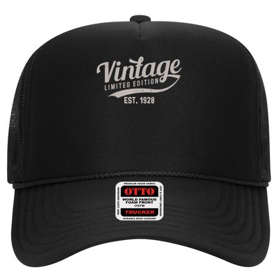 95th Birthday Vintage Limited Edition Tees Classic Est 1928 Trucker Hat