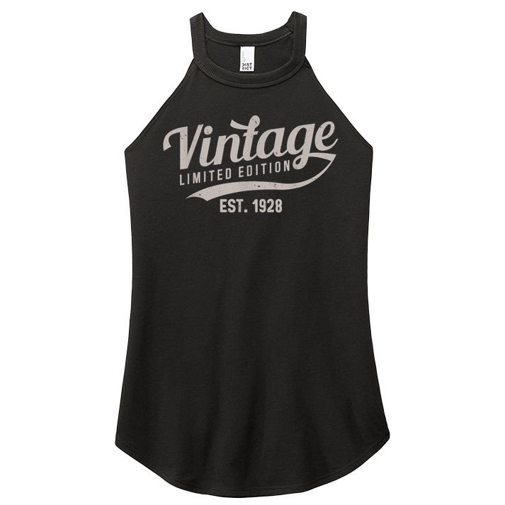 95th Birthday Vintage Limited Edition Tees Classic Est 1928 Women's Perfect Tri Rocker Tank