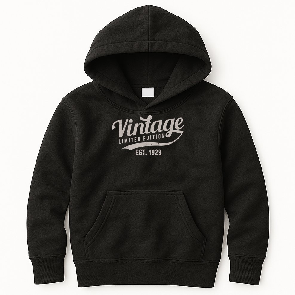 95th Birthday Vintage Limited Edition Tees Classic Est 1928 Kids Hoodie