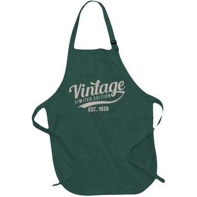 95th Birthday Vintage Limited Edition Tees Classic Est 1928 Apron