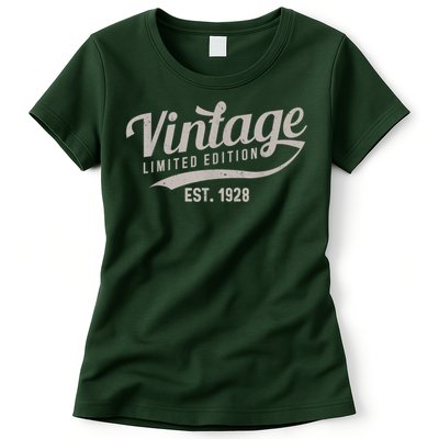 95th Birthday Vintage Limited Edition Tees Classic Est 1928 Womens T-Shirt