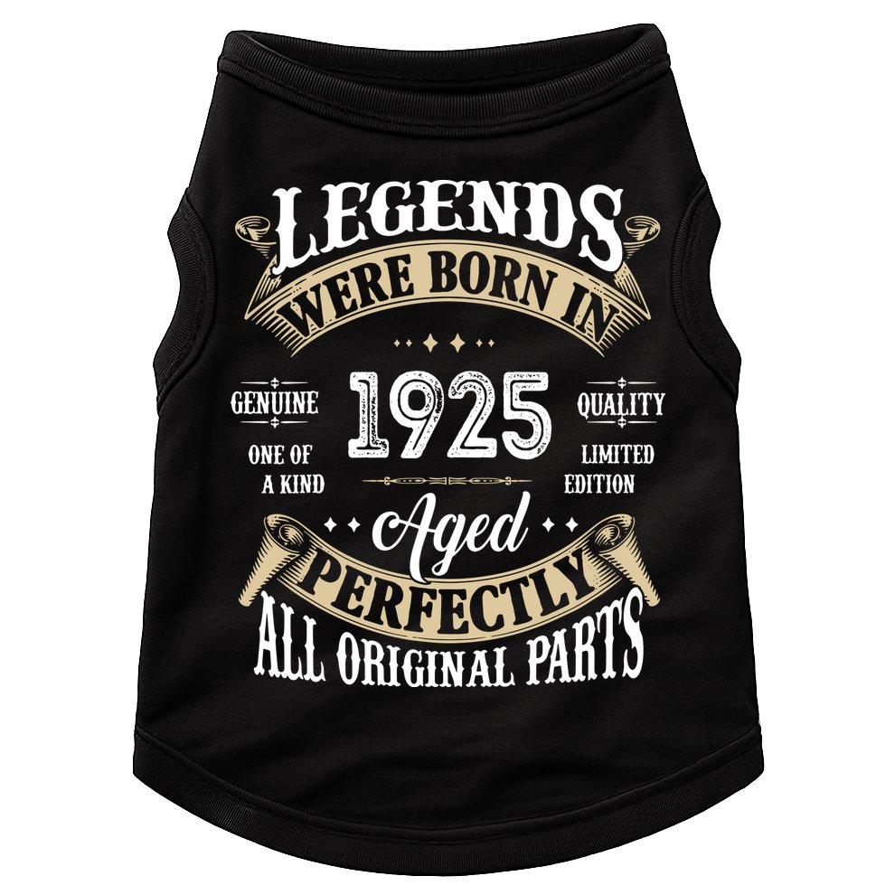 97rd Birthday Vintage Legends Born In 1925 Doggie Tank