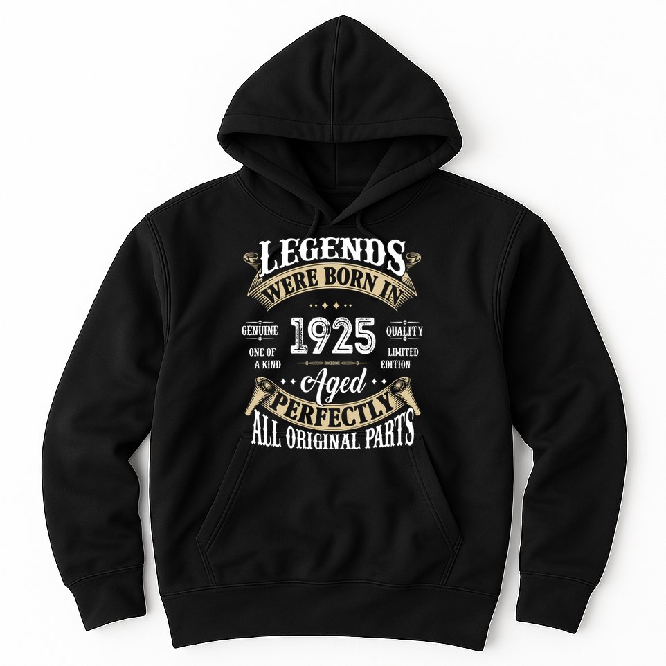 97rd Birthday Vintage Legends Born In 1925 Hoodie