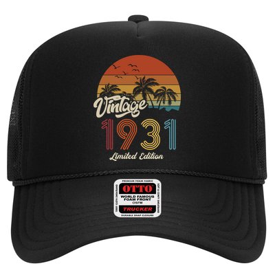 92rd Birthday Vintage Limited Edition 1931 Trucker Hat