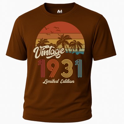 92rd Birthday Vintage Limited Edition 1931 Cooling Performance Crew T-Shirt