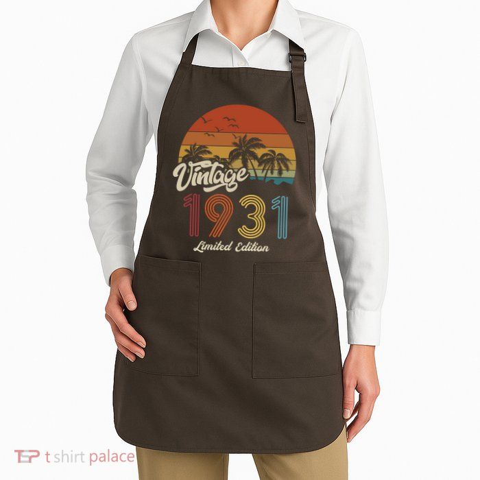 92rd Birthday Vintage Limited Edition 1931 Apron