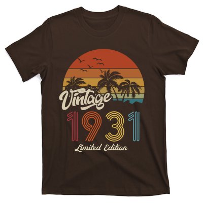 92rd Birthday Vintage Limited Edition 1931 T-Shirt