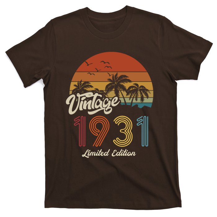 92rd Birthday Vintage Limited Edition 1931 T-Shirt