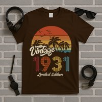 92rd Birthday Vintage Limited Edition 1931 T-Shirt