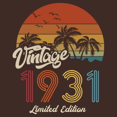 92rd Birthday Vintage Limited Edition 1931 T-Shirt