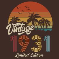 92rd Birthday Vintage Limited Edition 1931 T-Shirt