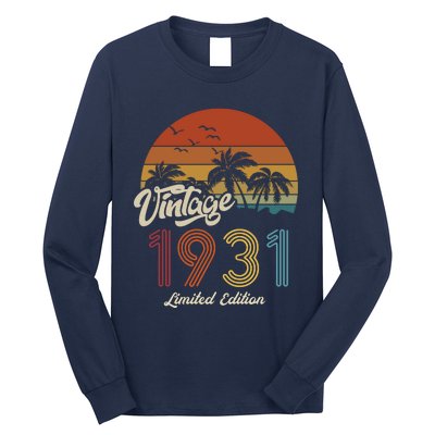 92rd Birthday Vintage Limited Edition 1931 Long Sleeve Shirt